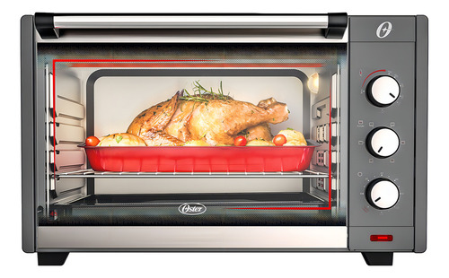 Horno de mesa eléctrico Oster OFOR455 45L negro/grafito