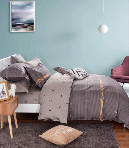 Duvet 100% Algodon Cama Doble