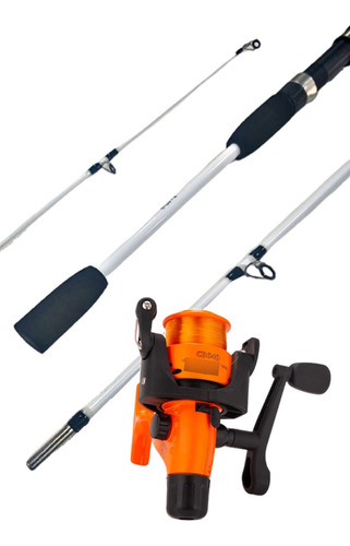 Combo Pesca Variada Caña 2.10mts + Reel + Nylon! Oferta!