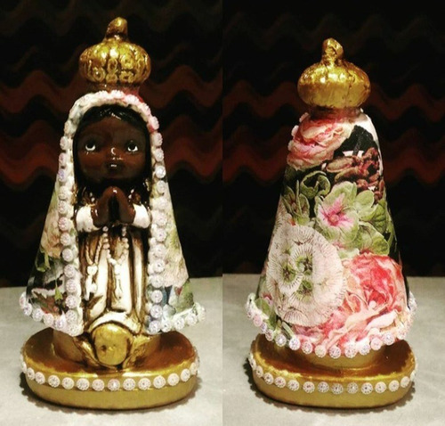 Imagem 9 de 9 de Nossa Senhora Aparecida Mini 15 Cm (para Lembrancinhas)