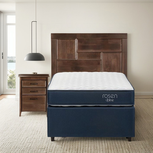 Diván Cama Upline 1,5 Plazas Con Muebles Dolce