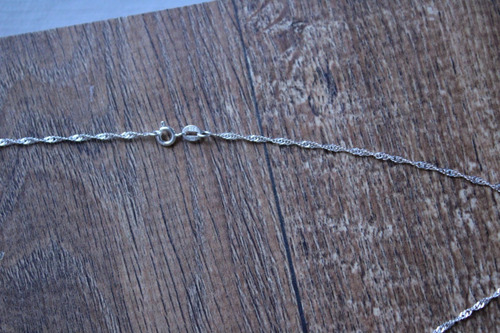Imagem 8 de 9 de Corrente Cordão 45 Cm + Menina De Vestido Filha Prata 925