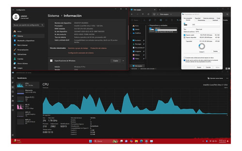 Thinkpad X13 Gen. 5 Ultra-5 135u 32gb 512gb 13.3-touch 360° (Reacondicionado)