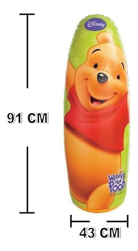 Imagen 3 de 5 de Hermoso Porfiado Winnie The Pooh Intex Para Los Niños