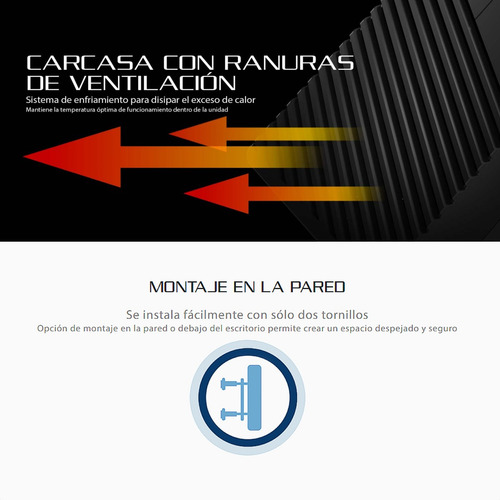 Regulador De Voltaje Forza 1000va/500w Con 4 Tomas + 2 Usb