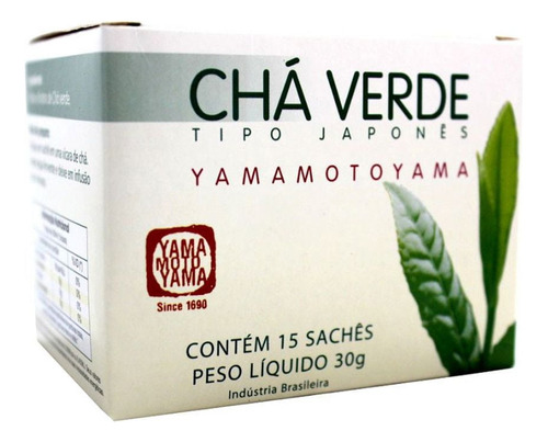 Chá Verde Japones Yamamotoyama 30g 15 Sachês