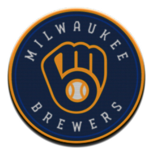 Parche Termoadhesivo Beisbol Milwaukee Brewers M01