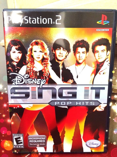 Videojuego Disney Sing It Jonas Miley  Playstation 2 Y 3