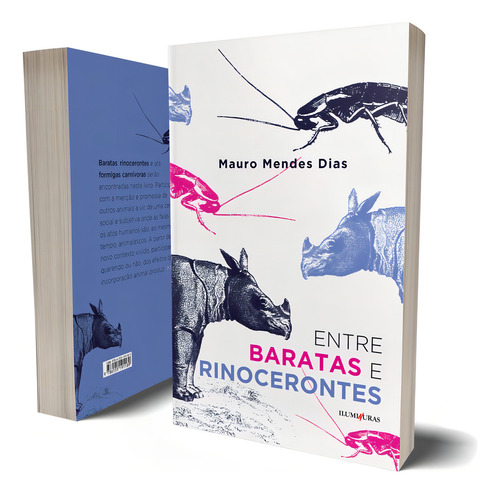 Entre baratas e rinocerontes, de Dias, Mauro Mendes. Editorial Editora Iluminuras Ltda., capa mole em português, 2021