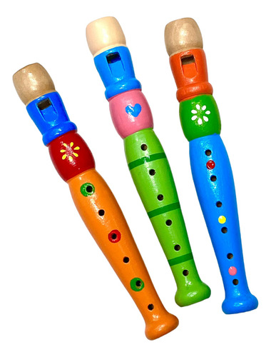Flauta Infantil De Madera
