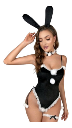 Disfraz Conejita Sexy Playboy Lenceria Mujer Juegos Eróticos