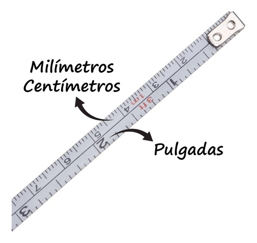 Pack 3 Llavero Cinta Métrica De Acero Flexómetro 1 Metro