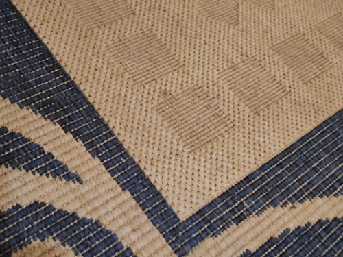 Alfombra Carpeta Simil Yute Plana 2x2,40 2.42 M 2 M Trama Natural (Usado)