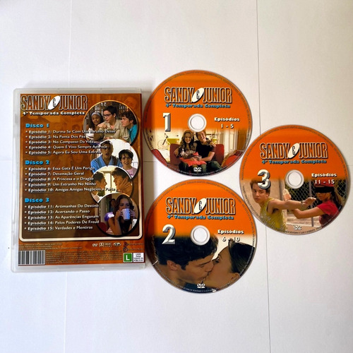 Dvd Sandy E Junior Seriado Quarta Temporada Completa