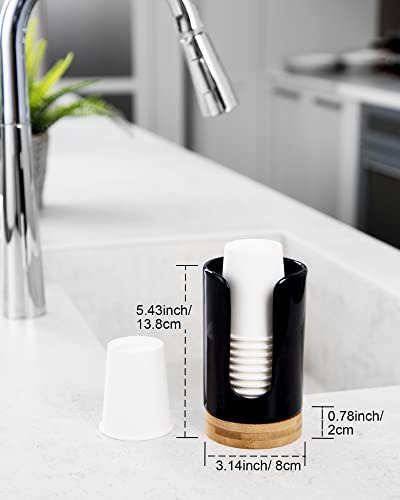 Dosificador De Vasos De Baño De Cerámica De 5 Onzas (2da Ge
