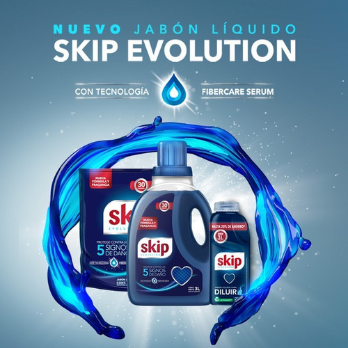 Jabón Líquido Skip Evolution 3l