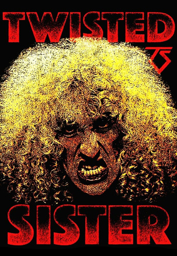 Espaldera Rock Parche Sublimado Twisted Sister Glam Metal