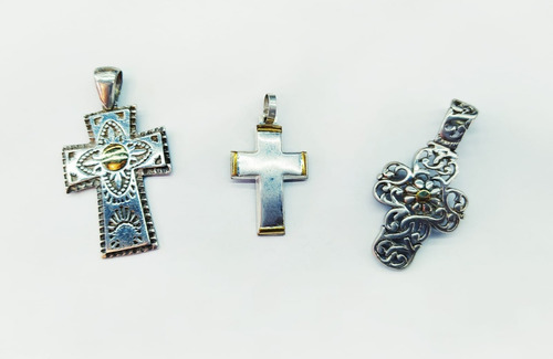 Dijes De Cruz En Plata 925. C6