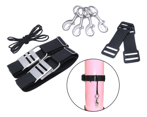 Imagen 3 de 11 de Kit De Gran Resistencia Soporte De Tanque De Correas Twin