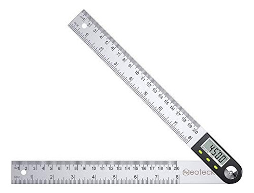 Digital Angle Finder Ruler 8 Inch/200mm Stainless Steel...