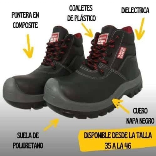 Bota De Seguridad Con Punta De Acero Dieléctrica 