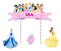 Comprar Princesas Adorno De Torta, Cake Topper Princesas,  Princesas