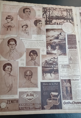 Suplemento La Prensa 1928 Ajedrecistas Arg. Jjoo Ámsterdam (Usado)