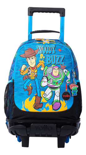 Morral Con Ruedas Niño Rue Bomper Buzz Espacial M Azul Color 8JA