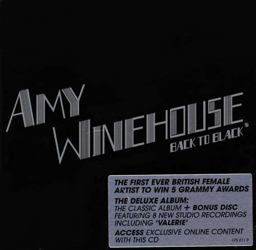 Imagen 1 de 2 de Cd - Back To Black - Deluxe (2 Cd) - Amy Winehouse