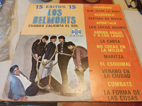 Los Belmonts 15 Éxitos Vinyl,lp,acetato Oferta1