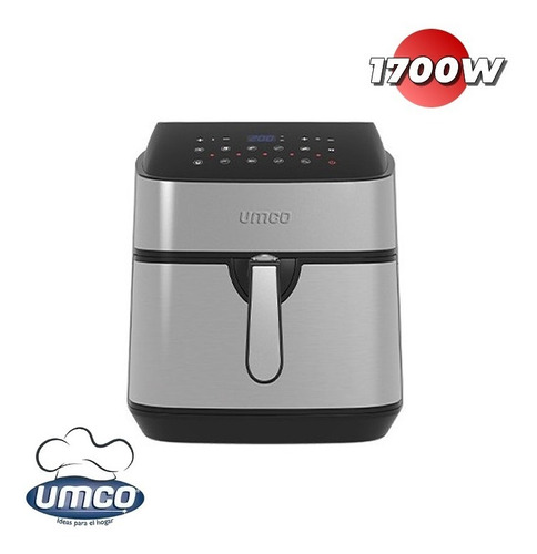 Air Fryer Freidora De Aire Umco Acero Inox 1700w 7 Lts 6128