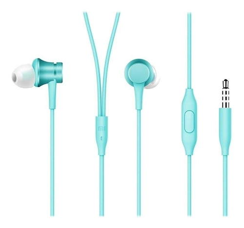Imagen 3 de 3 de Audífonos in-ear gamer Xiaomi Mi Headphones Basic HSER02JY azul