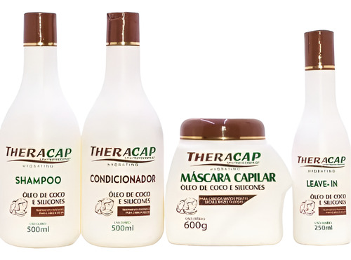 Kit Hidratação Coco Theracap 4 Itens Pronta Entrega + Brinde