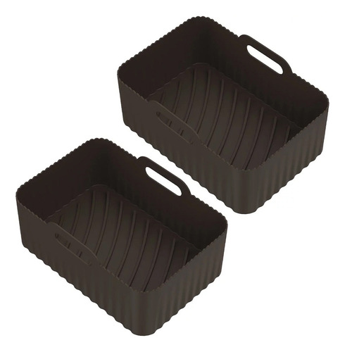 Yy Freidora Doble De Silicona For Ninja Foodi, 2 Unidades