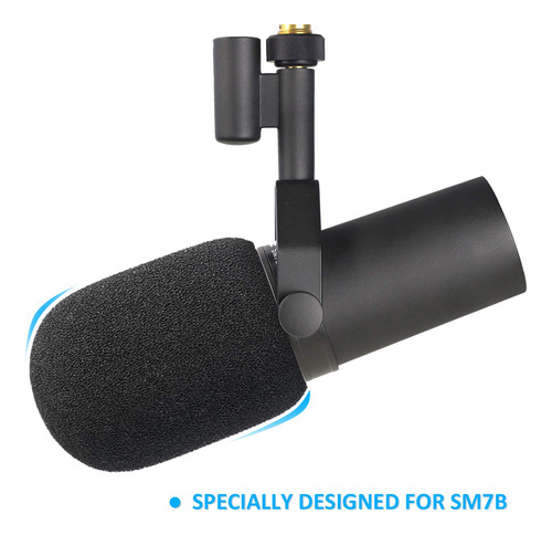 Sm7b Protector Viento Espuma Para Microfono Shure