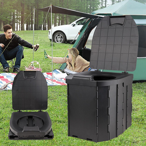Inodoro Portátil Para Acampar Con Tapa Inodoro Plegable Para
