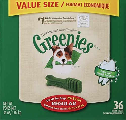 Greenies 108 Conde 108 Onzas Masticables Dentales, Regular