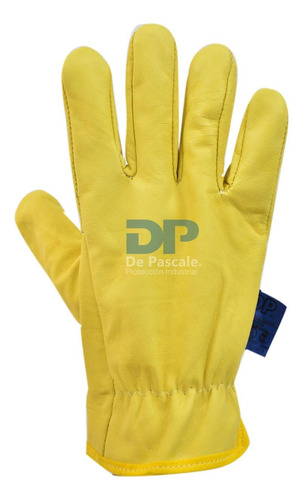 Guantes Vaqueta Amarillo Certificado De Pascale. X 12 Pares