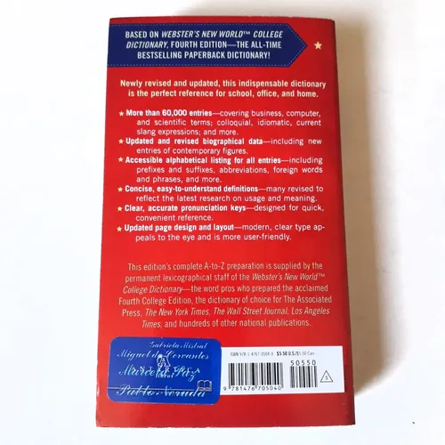 Webster's New World English Dictionary 4th Edition | Cuotas sin interés