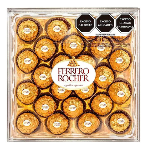 Ferrero Rocher Chocolate Clásico 24pz 300g