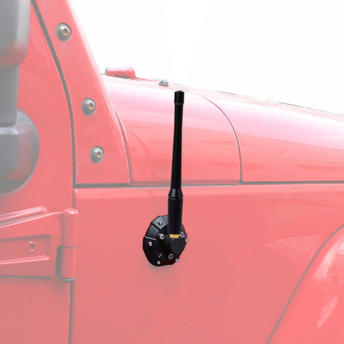 Para Set De Bases De Antena Cortas Para Jeep Wrangler Jk Jl