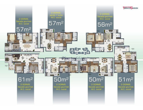 Imagem 19 de 25 de Apartamento Com 2 Dormitórios À Venda, 61 M² Por R$ 323.000,00 - Mirim - Praia Grande/sp - Ap0946