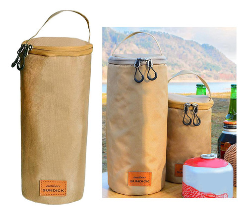 . Cubierta Cilindro Gas Cocina Linterna L Beige