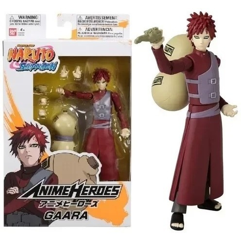 Figura Naruto Anime Heroes Gaara Bandai