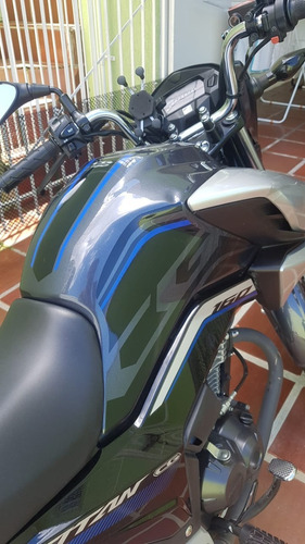 Adesivo Cg Titan 160 2023 Tanque Lat. + Gravata Cm01