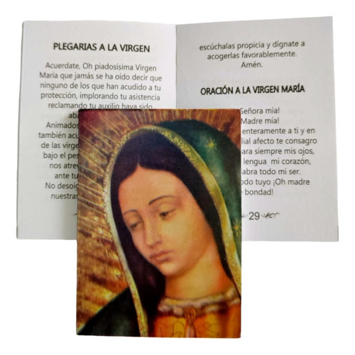 30 Mini Libros De Oraciones En Forma Biblia Virgen Guadalupe
