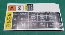 Comprar Kits De Calcomanías Precaución\u002Fservicio Ford Explorer 2009