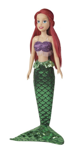 Imagen 2 de 2 de Princesas Disney Muñecas Gigantes 55cm Ariel Bella Rapunzel