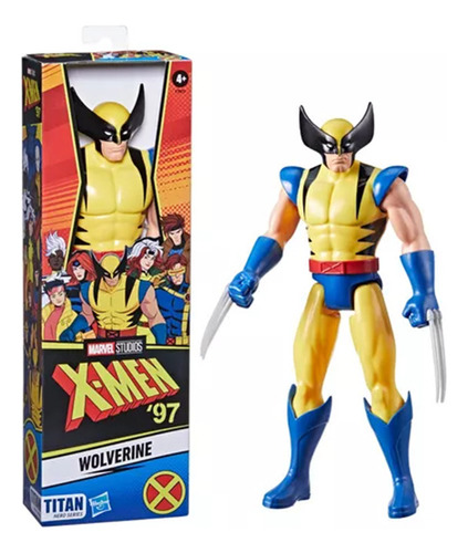 Figura De Wolverine X-men 97 Serie Titan Hero De Hasbro