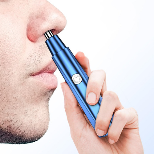 2 Recortador De Nariz Con Motor Potente, Corte Suave, Azul